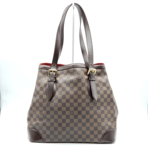 100% Authentic Louis Vuitton Hampstead MM Damier Ebene Tote Bag 700-71421 - Picture 2 of 16